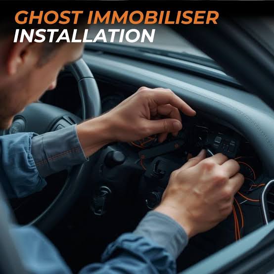 Ghost immobiliser installation in progress